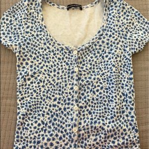 Brandy Melville blue zelly top VERY VERY RARE!!!